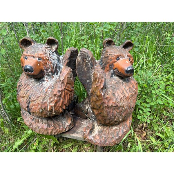 2 Bear Tree Huggers, 21 Inches in Height