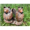 Image 1 : 2 Bear Tree Huggers, 21 Inches in Height