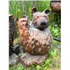 Image 2 : Two 19-Inch Bear Huggers Statues