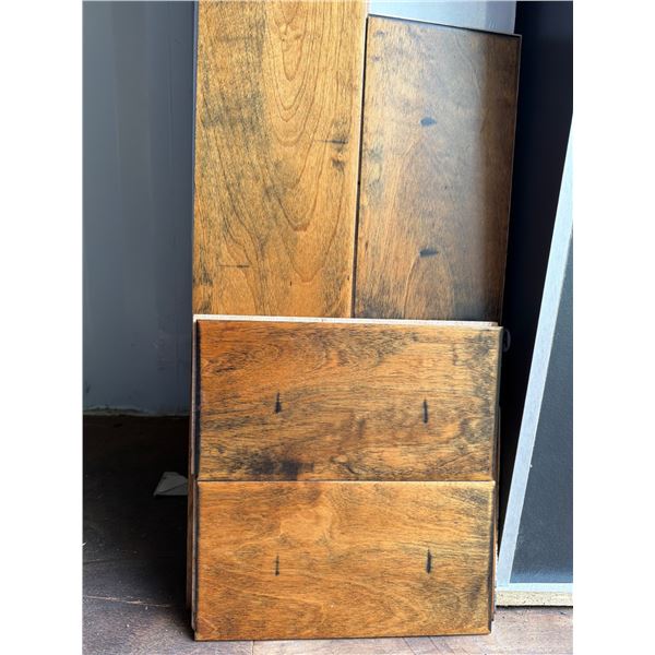 Tongue and Groove Hand-Scraped Birch Hardwood Flooring, 3 Boxes