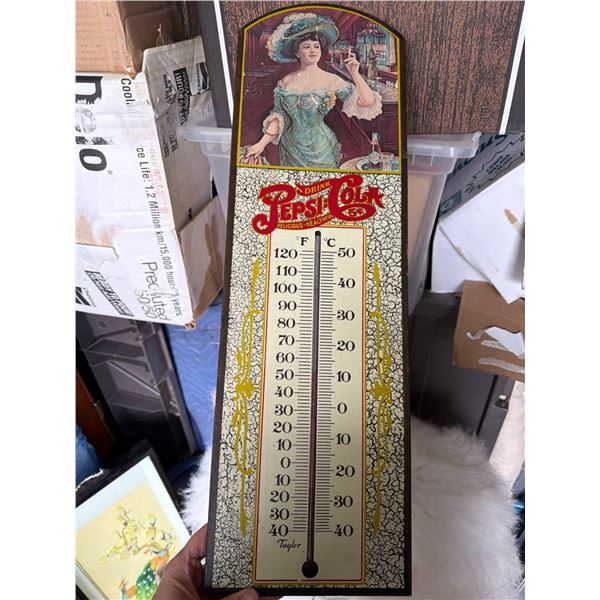 Pepsi-Cola Thermometer with Vintage Design