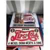 Image 3 : 3 Tin Signs Featuring Pepsi-Cola Advertising