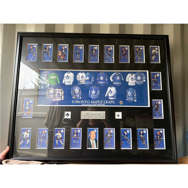 Framed Toronto Maple Leafs Commemorative Display