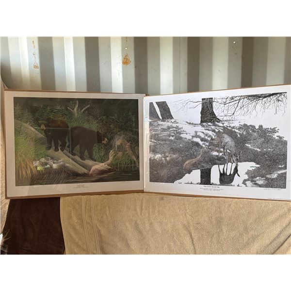 Two Limited Edition Wildlife Prints by Howard Coneybeare and Owen Garratt