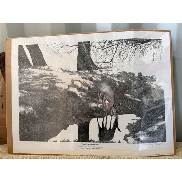 Owen Garratt Signed Ducks Unlimited Print, Limited Edition