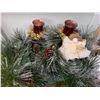 Image 1 : Pinecone Garland, Angel Music Box, and Candle Holders