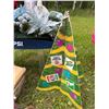 Image 3 : Christmas Decor Lot with Centerpiece and 4-Foot Tree