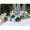 Image 2 : Vintage Cardboard Christmas Village with Trees
