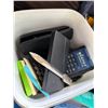 Image 3 : Office Supplies Including Highlighters and Stapler