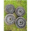 Image 1 : Four Steel Wheels with 10x288 Marking