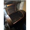 Image 1 : Oak Barrel Chest With Hinged Lid and Handles