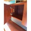 Image 3 : Wood Office Desk with Shelves and File Draws