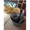 Image 2 : Lot: Metal Planters, Shelves, and Fall/