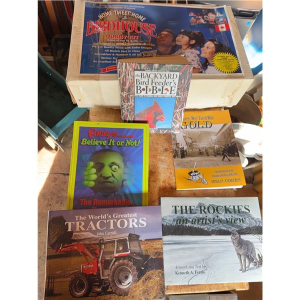 New Birdhouse Kit and Bird Books Collection