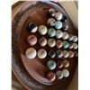 Image 3 : Handcrafted Stone Solitaire Game Set