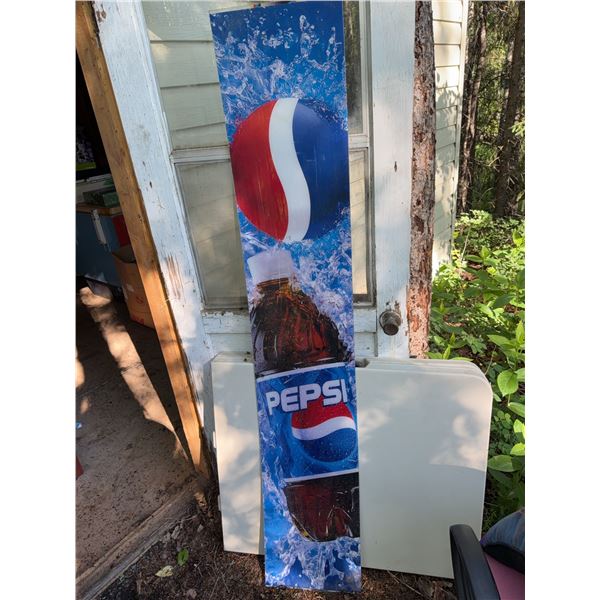 Tall Pepsi Advertising Sign