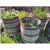 Image 1 : 3 Large and 1 Small Wooden Barrels