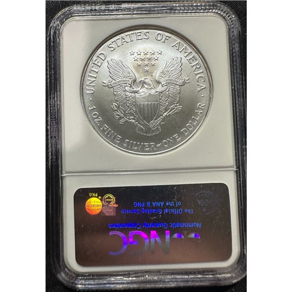 2007 American Silver Eagle $1 NGC MS69