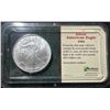 Image 1 : 2006 Silver American Eagle 1oz .999 Silver Coin Uncirculated