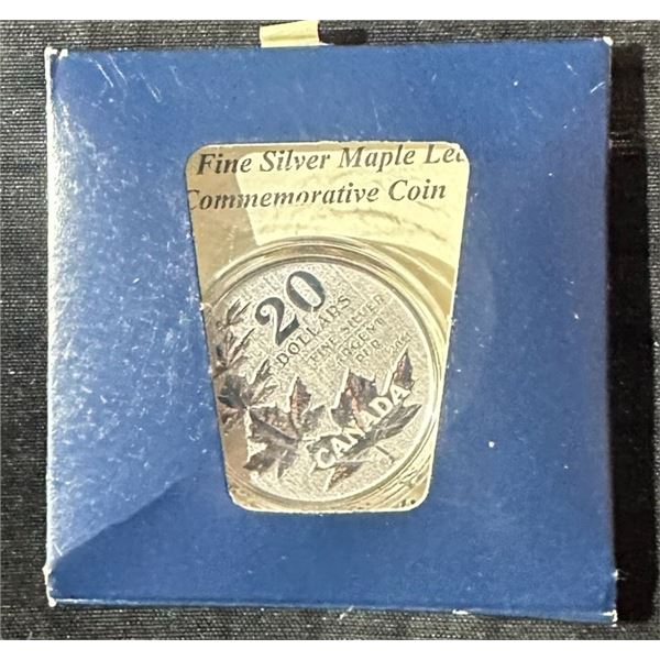 2011 Canada $20 Fine Silver Maple Leaf Commemorative Coin, 15.85g