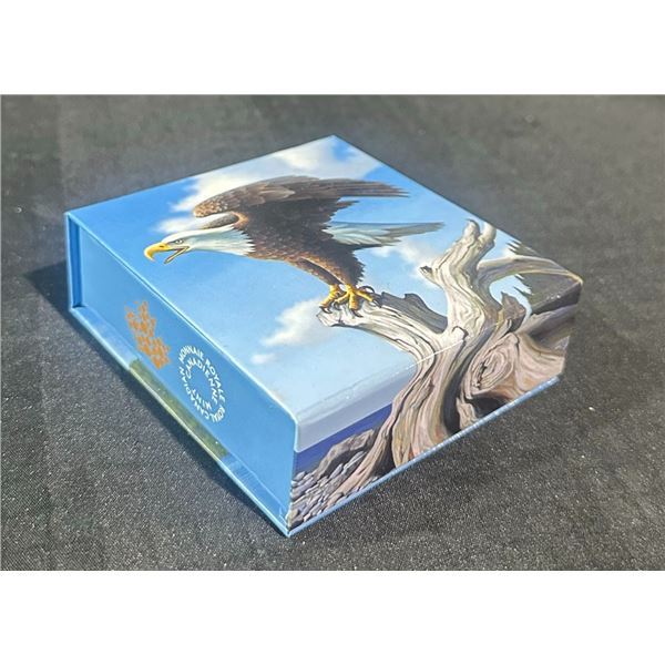 2014 Royal Canadian Mint $100 Fine Silver Coin Majestic Bald Eagle 32.15g