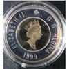 Image 3 : 1999 Nunavut Proof $2 Coin, Sterling Silver with Gold Plated Core