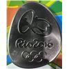 Image 3 : Rio 2016 Olympic Participation Medal in Case with COA