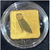 Image 4 : 2010 Royal Canadian Mint $3 Square Silver Coin Barn Owl