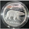 Image 2 : 2004 Royal Canadian Mint $2 Polar Bear Coin & Stamp Set