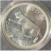 Image 5 : 1967 Canada Centennial Silver Coin Set in Whitman Hard Case