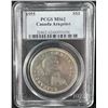 Image 1 : 1955 Canada Arnprior Silver Dollar PCGS MS62, 80% Silver