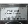Image 5 : 1955 Canada Arnprior Silver Dollar PCGS MS62, 80% Silver