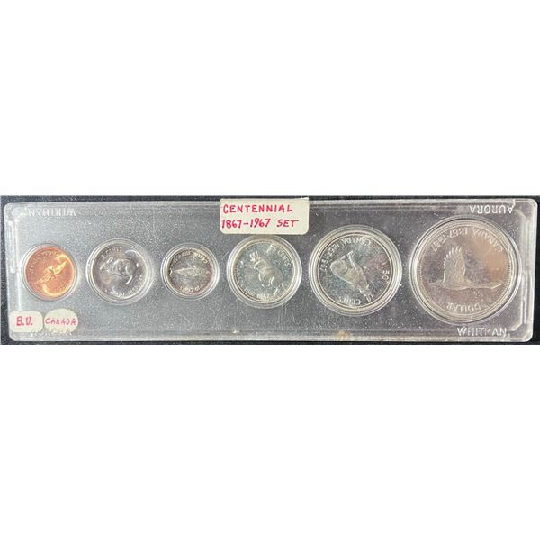 Canada Centennial 1867-1967 Coin Set, 80% Silver