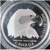 Image 2 : 2000 Canada 50 Cents Sterling Silver Bald Eagle Coin, 1.04g