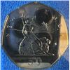 Image 12 : 1977 Great Britain UK Proof Coin Set With Case – Silver Jubilee