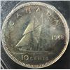 Image 3 : 1948 Canada 10 Cent Coin ICCS MS-62 Certified