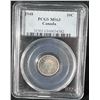 Image 1 : 1948 Canada 10 Cent Coin PCGS MS63 Graded