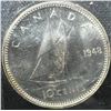 Image 3 : 1948 Canada 10 Cent Coin, ICCS MS-62 Certified