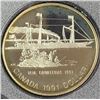 Image 2 : 1991 Royal Canadian Mint Proof Coin Set with Commemorative Dollar