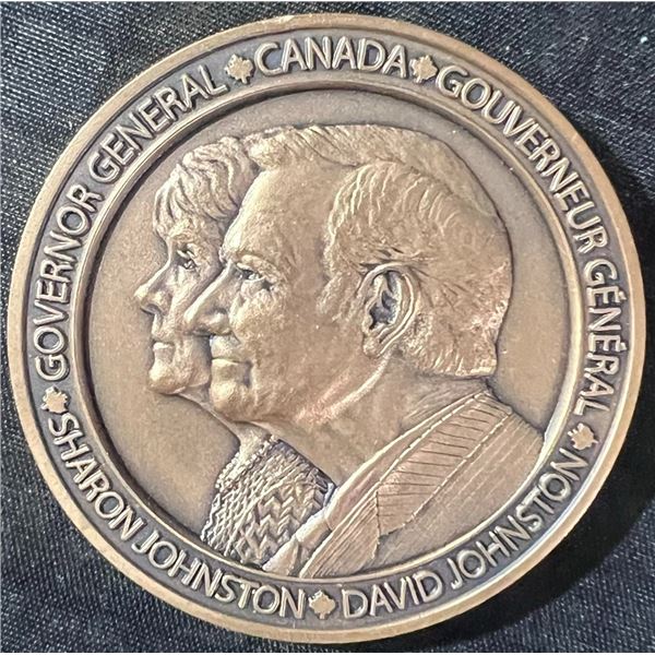 Governor General of Canada David and Sharon Johnston Bronze Medal