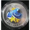 Image 2 : 2010 Canada 25-Cent Coloured Coin – Blue Jay, Cased