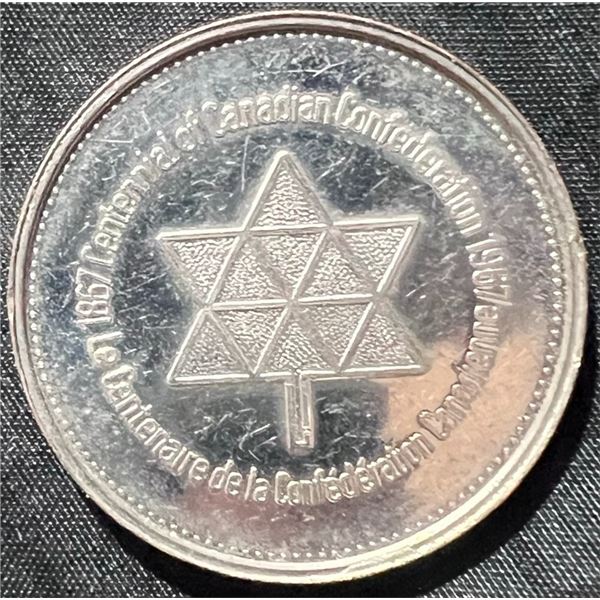 1967-1967 Centennial of Canadian Confederation Medallion