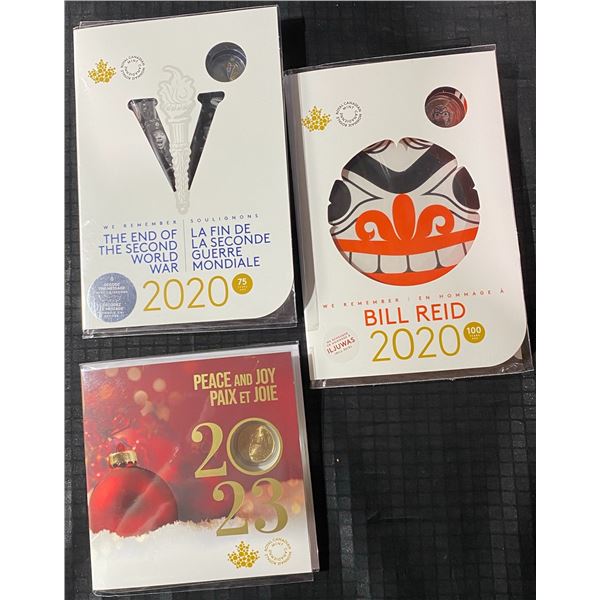 3 Royal Canadian Mint Special Edition Uncirculated Coin Sets