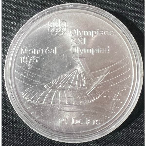1976 Montreal Olympics $10 Silver Coin Canada