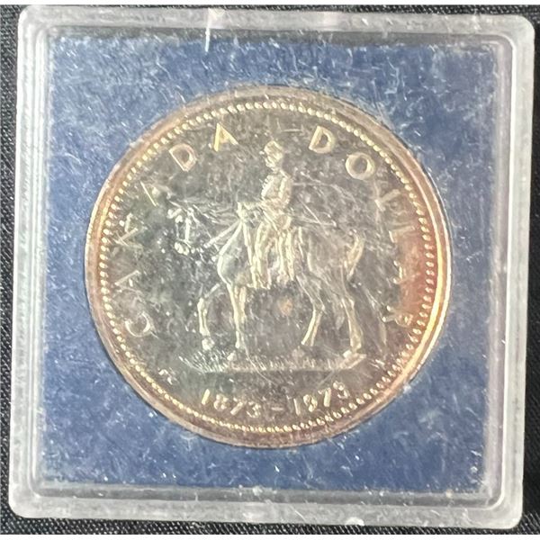 Canada 1873-1973 RCMP Centennial Silver Dollar 50% Silver