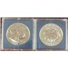 Image 1 : 1994 and 1995 Canada Sterling Silver $1 Coins, 23.03g Each