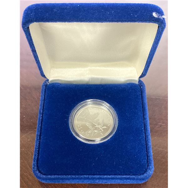 1992 Canada Commemorative 25 Cents Saskatchewan Silver Coin