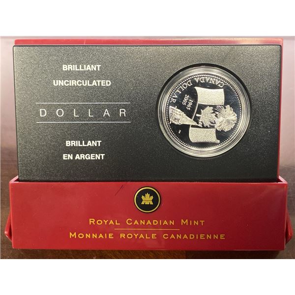 2005 Royal Canadian Mint Silver Brilliant Uncirculated Dollar