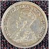 Image 2 : 1918 Canada 5 Cents Silver Coin, 0.12 oz