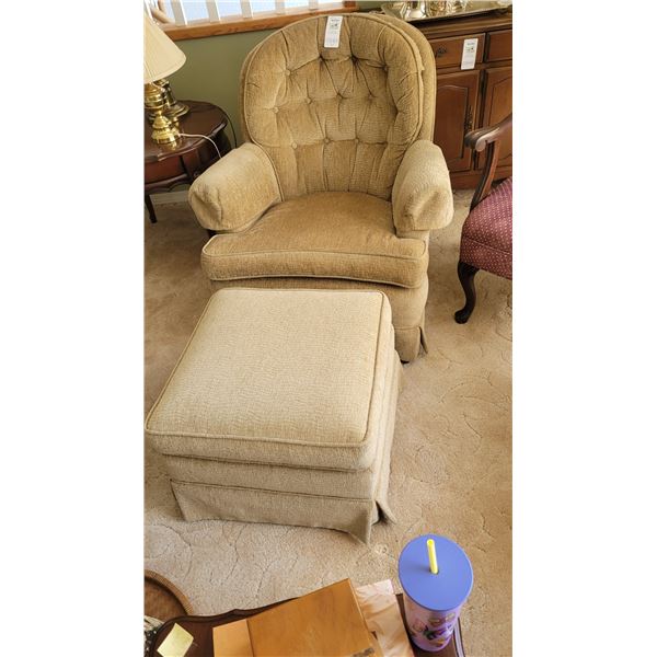 Side Chair & Ottoman A